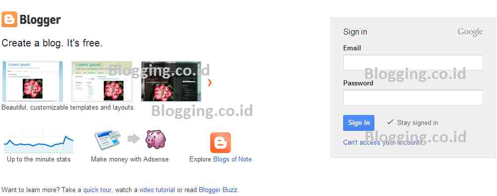 Cara Membuat Blog